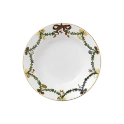 Royal Copenhagen Stjerne Riflet Jul dyb tallerken Ø 24,5 cm
