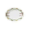 Royal Copenhagen Stjerne Riflet Jul fad ovalt 34 cm