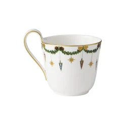 Royal Copenhagen Stjerne Riflet Jul højhankskop 33 cl