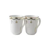 Royal Copenhagen Stjerne Riflet Jul krus 36 cl, 2 stk.