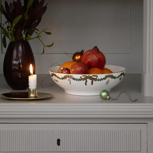 Royal Copenhagen Stjerne Riflet Jul skål 220 cl