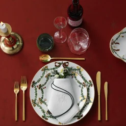 Royal Copenhagen Stjerne Riflet Jul tallerken Ø 19 cm