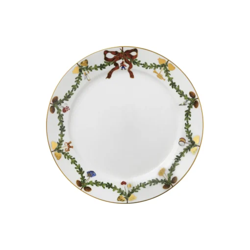 Royal Copenhagen Stjerne Riflet Jul tallerken Ø 27 cm
