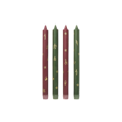 Royal Copenhagen Stjerne Riflet Julelys 4 stk.