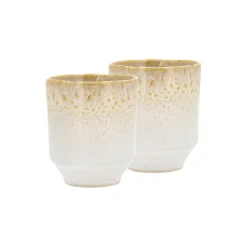 Villa Collection Styles krus 2 stk., creme/sand