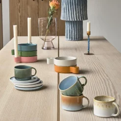 Villa Collection Styles krus med hank 2 stk., blå/amber