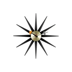Vitra Sunburst vægur, black