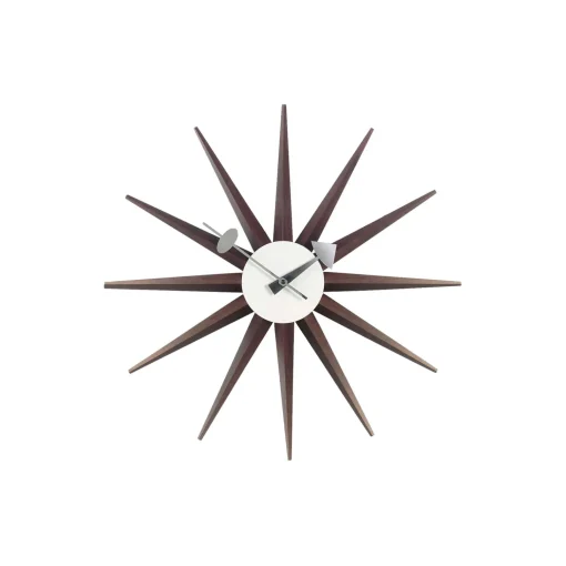 Vitra Sunburst vægur, walnut