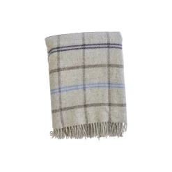 Klippan Yllefabrik Tartan plaid, beige