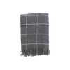 Klippan Yllefabrik Tartan plaid, dark grey