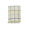Klippan Yllefabrik Tartan plaid, off-white/mustard