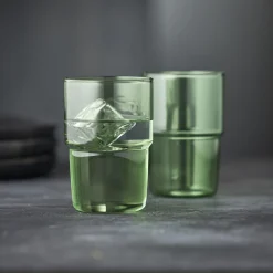 Lyngby Glas Torino drikkeglas 2 stk., grøn