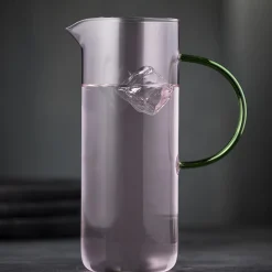 Lyngby Glas Torino glaskande, pink/grøn