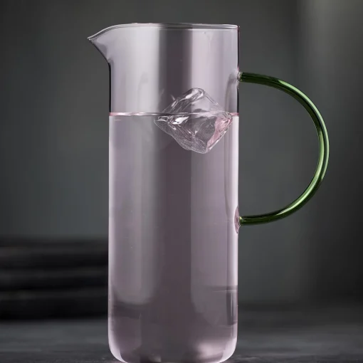 Lyngby Glas Torino glaskande, pink/grøn