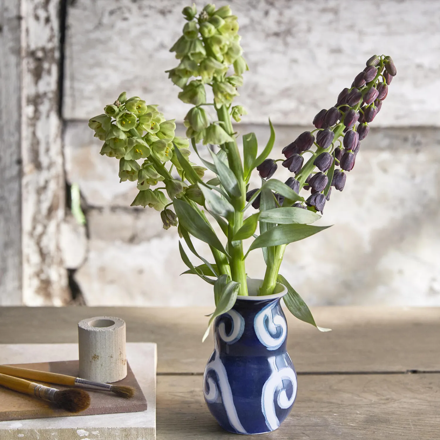 Kähler Tulle vase, blå