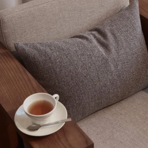 Georg Jensen Damask TWILIGHT pyntepude, brown melange