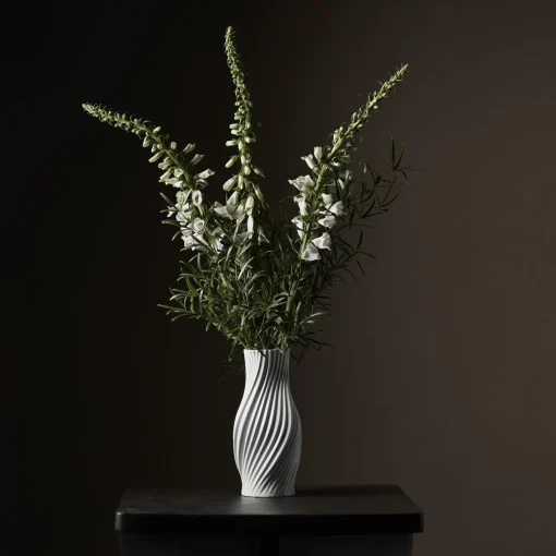 Lyngby Porcelæn Twist Vase 31 cm