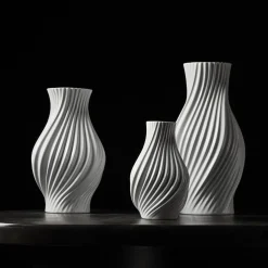 Lyngby Porcelæn Twist Vase 25 cm