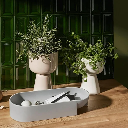 Iittala Urtepotte S høj, beige
