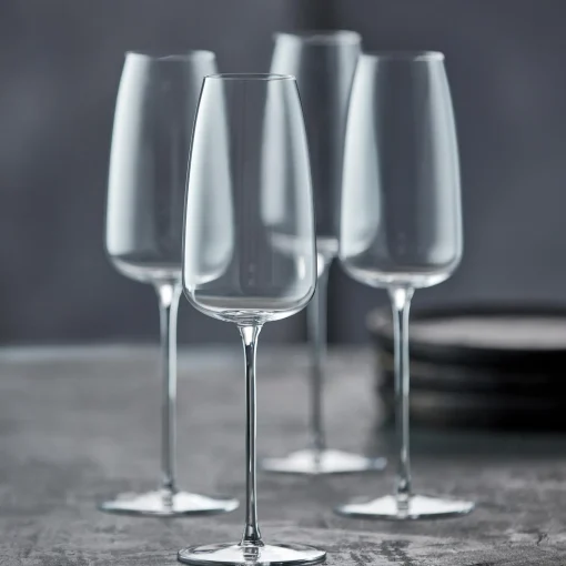 Lyngby Glas Veneto champagneglas 2 stk.