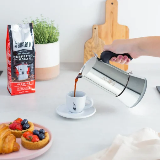 Bialetti Venus espressokande 4 kopper, sølv