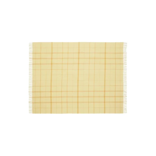 Silkeborg Uldspinderi Warp and Weft plaid, 02101 balance - chamomile/mustard