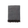 Klippan Yllefabrik Wave uld plaid, dusty green