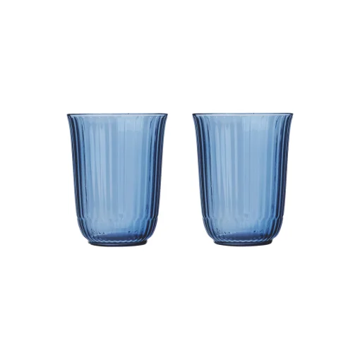 Royal Copenhagen Waves vandglas højt 2 stk.,