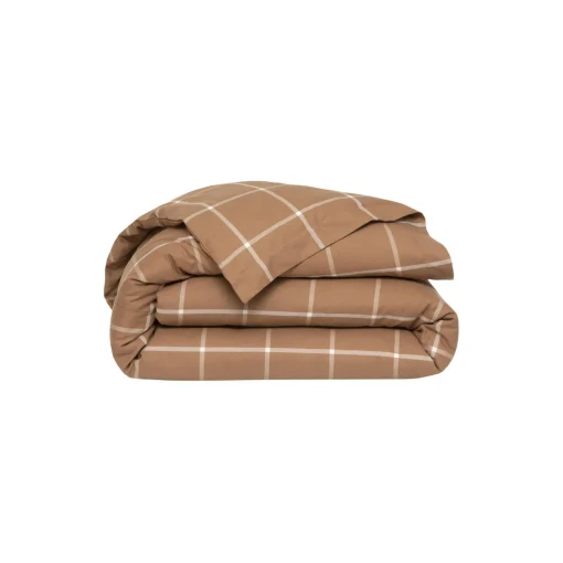 Ralph Lauren Home Windowpane dynebetræk, camel
