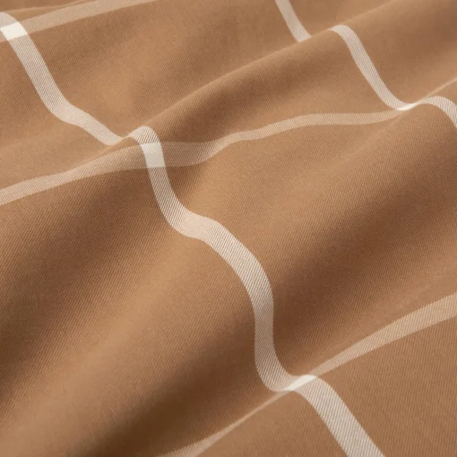 Ralph Lauren Home Windowpane dynebetræk, camel
